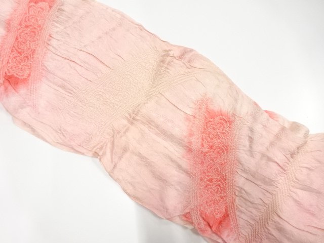 JAPANESE KIMONO / OBIAGE / SILK / SHIBORI